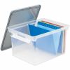 Storex Tote Clear Storage Box with Lid 5