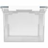 Storex Tote Clear Storage Box with Lid 6