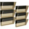 Storex Magnetic Legal Wall Pocket, Unbreakable Clear 2