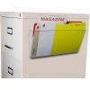 Storex Magnetic Legal Wall Pocket, Unbreakable Clear 3