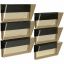Storex Magnetic Legal Wall Pocket, Unbreakable Smoke 1