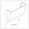 Storex Magnetic Legal Wall Pocket, Unbreakable Smoke 4
