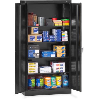 Tennsco Standard Black Storage Cabinet 1