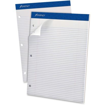 Ampad Narrow Ruled Double Sheet Writing Pads - Letter 1