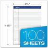 Ampad Narrow Ruled Double Sheet Writing Pads - Letter 3