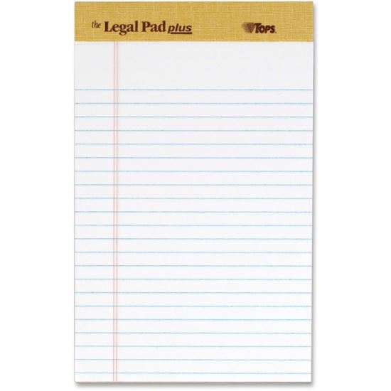 TOPS Binding Letr - Trim Perf. Writing Pads - Jr.Legal 1