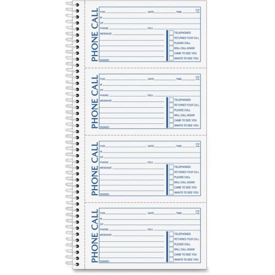 TOPS Telephone Message Book 1