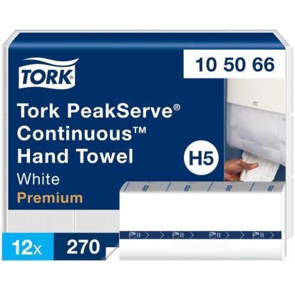 TORK PeakServe Continuous Paper Hand Towels White H5 1