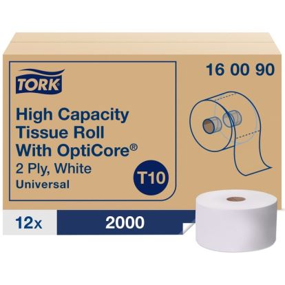 TORK Universal High-Capacity Bath Tissue Roll with OptiCore 1