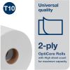 TORK Universal High-Capacity Bath Tissue Roll with OptiCore 2