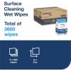 TORK Everwipe Surface Cleaning Wet Wipe Jumbo Rolls White 4/900 2