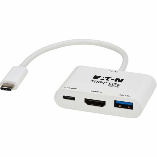 Tripp Lite series U444-06N-H4U-C3 HDMI/USB/USB-C Audio/Video Adapter 1