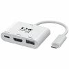 Tripp Lite series U444-06N-H4U-C3 HDMI/USB/USB-C Audio/Video Adapter 10