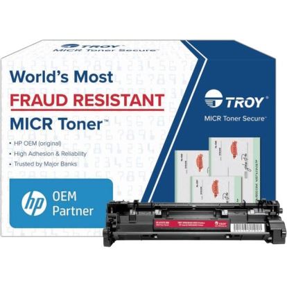 Troy Toner Secure Original MICR Standard Yield Laser Toner Cartridge CF226A - Black - 1 Pack 1