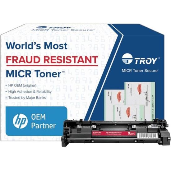 Troy Toner Secure Original MICR Standard Yield Laser Toner Cartridge CF226A - Black - 1 Pack 1