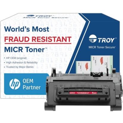 Troy Toner Secure Original MICR Standard Yield Laser Toner Cartridge (CF281A) - Black Pack 1