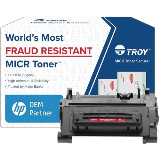 Troy Toner Secure Original MICR Standard Yield Laser Toner Cartridge (CF281A) - Black Pack 1