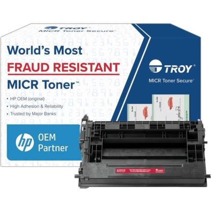 Troy Toner Secure Original MICR Laser Toner Cartridge CF237A - Black - 1 Pack 1