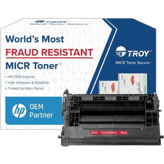 Troy Toner Secure Original MICR Laser Toner Cartridge CF237A - Black - 1 Pack 1