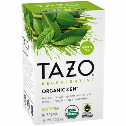 Tazo Regenerative Organic Zen Green Tea Bag 1