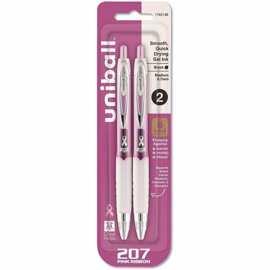 Uni® 207 Pink Ribbon Gel Pen 1