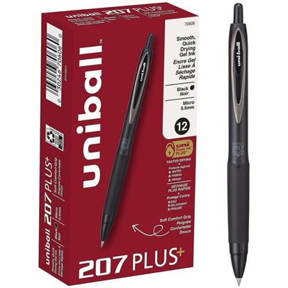 uniball™ 207 Plus Retractable Gel Pens 1