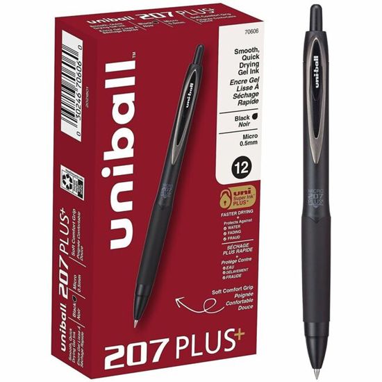 uniball™ 207 Plus Retractable Gel Pens 1
