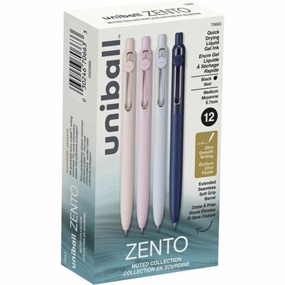 uniball™ Zento Retractable Liquid Gel Pens 1