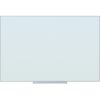 U Brands Floating Frameless Non-Magnetic Ghost Grid Glass Dry-Erase Board 1