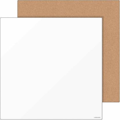 U Brands Tile Board Value Pack Frameless Dry-Erase Board & Corkboard 1