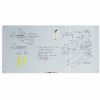 U Brands Magnetic Glass Dry-Erase Board, 96" X 47" , White Frosted Surface, Frameless 2