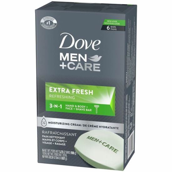 Dove Men+Care Extra Fresh Body&Face Bars 1