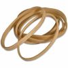 Universal Rubber Bands, Size 30, 0.04" Gauge, Beige, 1 lb Box, 1,100/Pack 4