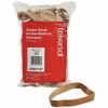 Universal Rubber Bands, Size 107, 0.06" Gauge, Beige, 1 lb Box, 40/Pack 1