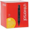 Universal Chisel Tip Permanent Marker Value Pack, Broad Chisel Tip, Black, 36/Pack 2