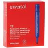 Universal Chisel Tip Permanent Marker, Broad Chisel Tip, Blue, Dozen 2