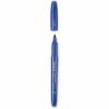 Universal Pen-Style Permanent Marker, Fine Bullet Tip, Blue, Dozen 5