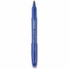 Universal Pen-Style Permanent Marker, Fine Bullet Tip, Blue, Dozen 6