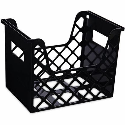 Universal Recycled Extra Capacity Desktop File Holder, Letter Size, 8.5" Long, Black 1