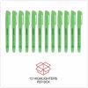 Universal Pocket Highlighters, Fluorescent Green Ink, Chisel Tip, Green Barrel, Dozen 4