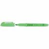 Universal Pocket Highlighters, Fluorescent Green Ink, Chisel Tip, Green Barrel, Dozen 7