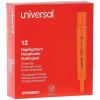 Universal Desk Highlighters, Fluorescent Orange Ink, Chisel Tip, Orange Barrel, Dozen 2