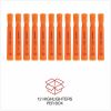 Universal Desk Highlighters, Fluorescent Orange Ink, Chisel Tip, Orange Barrel, Dozen 4