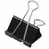 Universal Binder Clip Zip-Seal Bag Value Pack, Mini, Black/Silver, 144/Pack 1