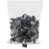 Universal Binder Clip Zip-Seal Bag Value Pack, Mini, Black/Silver, 144/Pack 2