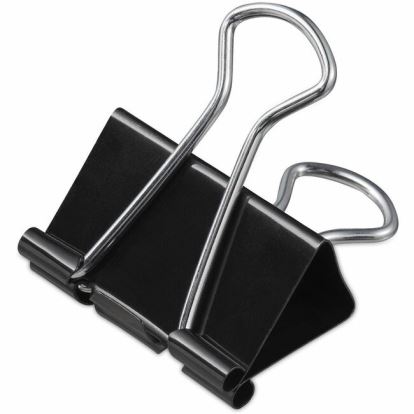 Universal Binder Clip Value Pack, Mini, Black/Silver, 36/Box 1