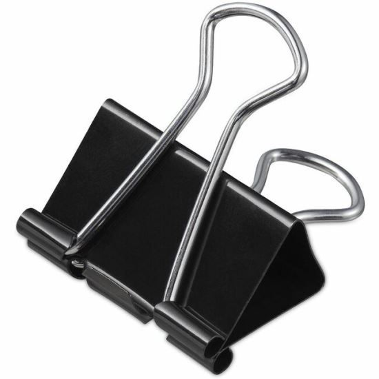 Universal Binder Clip Value Pack, Mini, Black/Silver, 36/Box 1