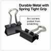 Universal Binder Clip Value Pack, Mini, Black/Silver, 36/Box 3