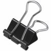 Universal Binder Clip Zip-Seal Bag Value Pack, Small, Black/Silver, 144/Pack 1