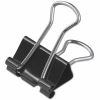 Universal Binder Clips Value Pack, Small, Black/Silver, 36/Box 1